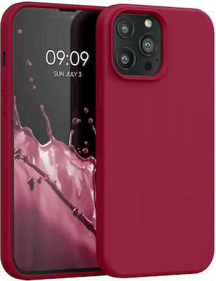 KWmobile Rubberized Back Cover Silicone Sweet Cherry (iPhone 13 Pro Max) 55881.229