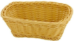Sunnex Bread Basket made of Rattan Beige 23x19x8cm