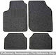 Race Axion Set of Front and Rear Mats 4pcs for Opel Tigra 2004 Gray / Black