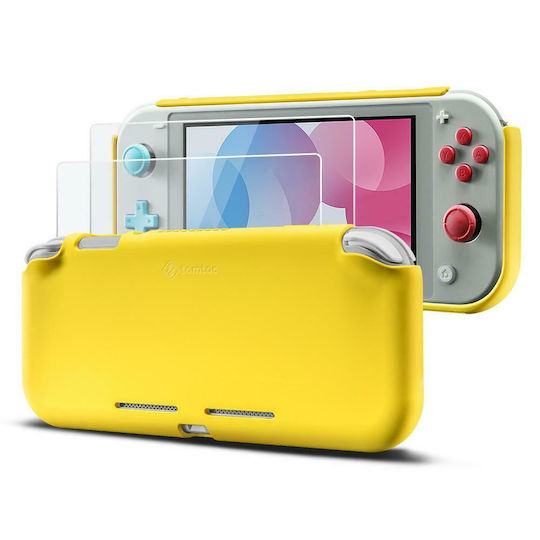 tomtoc Θήκη Σιλικόνης για Κονσόλα Switch Lite Κίτρινη