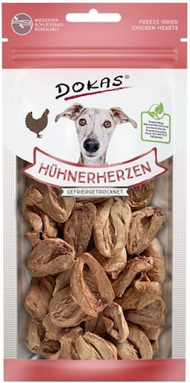 Dokas Freeze Dried Hearts Dog Treat with Chicken 22gr 20.97.204357