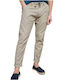 Funky Buddha Herrenhose Chino in Normaler Passform Beige