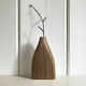 Synchronia Decorative Vase Brown 9.5x2.5x9.5cm