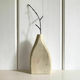 Synchronia Decorative Vase Beige 9.5x2.5x9.5cm