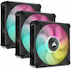 Corsair iCUE ML120 RGB Elite Premium Case Fan (2000rpm / 58.10cfm) με Σύνδεση 4-Pin PWM 3τμχ