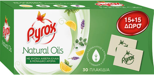 Pyrox Natural Oils Εντομοαπωθητικές Ταμπλέτες 30 tabs