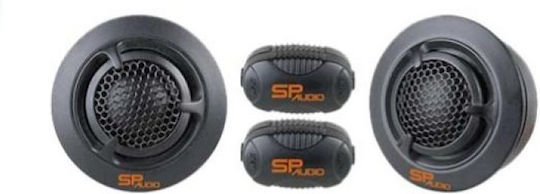 SP Audio Σετ Tweeter Αυτοκινήτου Στρογγυλά TW-18 90dB 100W RMS