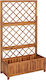 vidaXL Planter Box Wooden Brown 85x38x150cm.