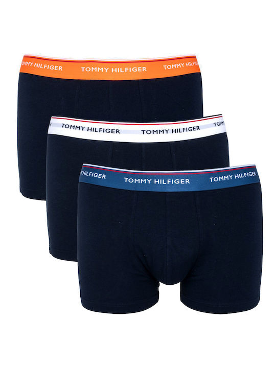 Tommy Hilfiger Ανδρικά Μποξεράκια Orange / White / Blue 3Pack