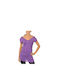 Reebok Women's Tunic Dress Short Sleeve Purple
