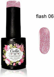 Gellie Flash Ημιμόνιμο Βερνίκι Νυχιών 06 με Gli...