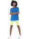 Training Damen Fahrrad Leggings Hohe Taille Sharp Grünes