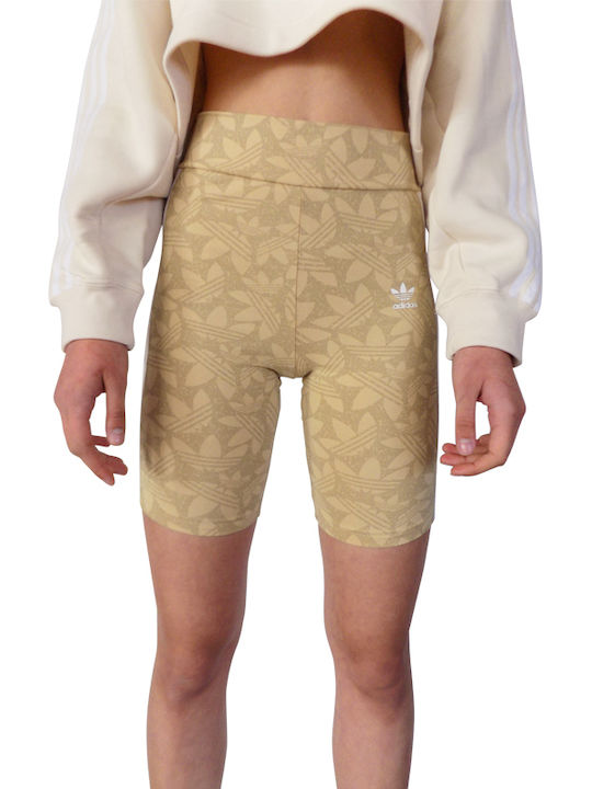 adidas Kids Legging Sports Short Beige Originals