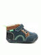 Kids Sneakers with Scratch Navy Blue