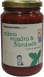 Oikotechnia Papagiannidis Geyseis Elladas Tomato Sauce with Basil 380gr