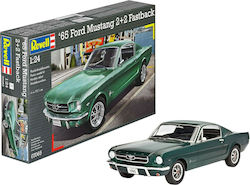 Revell Ford 1965 Mustang 2+2 Fastback Figurină de Modelism Mașină 82 Piese la Scară 1:24 19.1cm.