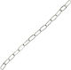 Elvhx Lanț 18x42mm Suspensie de Montare pentru Corpuri de Iluminat Argintiu 25buc 502