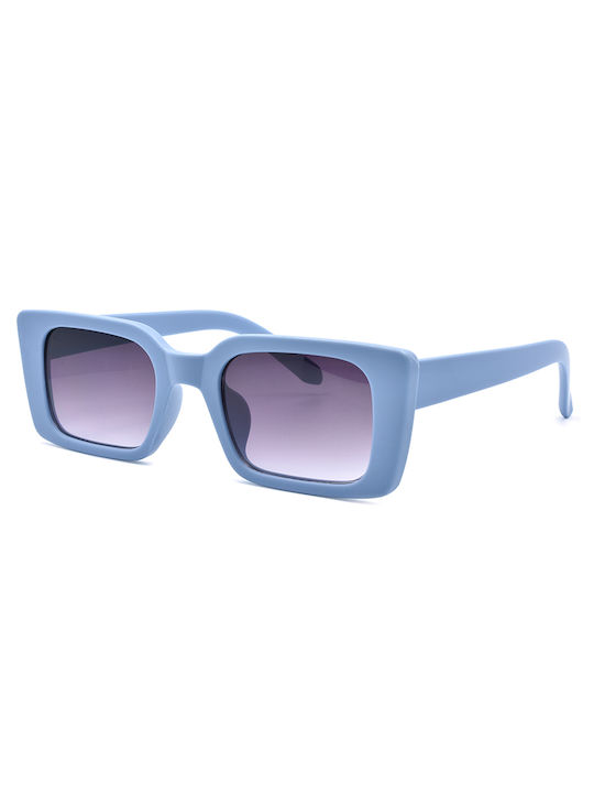 Awear Chelsea Women's Sunglasses with Blue Acetate Frame and Blue Gradient Lenses Blue