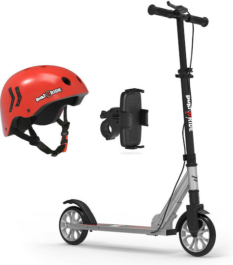 Buki Kids Scooter Foldable 2-Wheel for 8+ Years Red