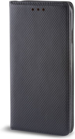 Smart Magnet Buchen Sie Synthetisches Leder Schwarz (Huawei P40 Lite 5G)