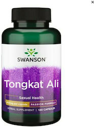 Swanson Tongkat Ali Συμπλήρωμα για την Σεξουαλική Υγεία 120 κάψουλες