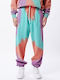 Pantaloni de trening cu Elastic Multicolor