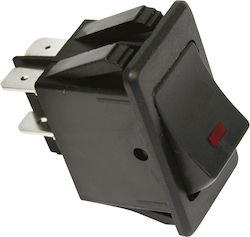 Carpoint Fensterheberschalter Auto 35x19mm 12V Universal 35A Rot