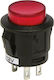 Carpoint Διακόπτης On/Off Αυτοκινήτου 18mm 12V 20A Κόκκινο
