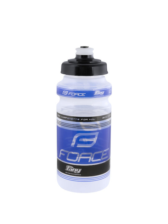 Force F Cycling Plastic Water Bottle 500ml Transparent