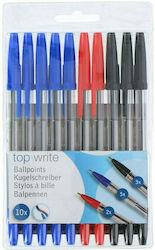 Topwrite Ballpoint Σετ 10τμχ