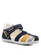 Geox Shoe Sandals Anatomic Navy Blue