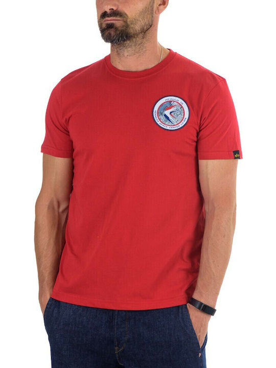 Alpha Industries Apollo 15 Спортна тениска Червен