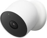 Google Nest Cam (outdoor or indoor, battery) IP Κάμερα Παρακολούθησης Wi-Fi 1080p Full HD Αδιάβροχη Μπαταρίας με Αμφίδρομη Επικοινωνία GA01317-ES