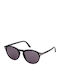 Tom Ford Aurele Unisex Sunglasses with Black Horn-Rimmed Frame and Grey Gradient Lenses