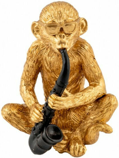 Zen Collection Декоративна Monkey от Полирезин в Злато 13см 1бр