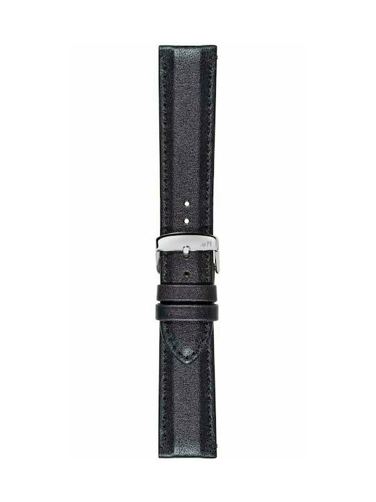 Morellato Rowing Leather Strap Black 20mm