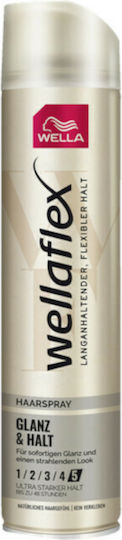 Wella Wellaflex Glanz & Hold Лак за Много Силно Задържане 250ml