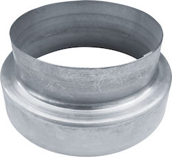 Biofan Chimney Reducers Galvanized 130mm Silver