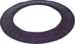 Biofan Chimney Rosette Collar Enamel 130mm Black