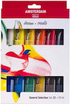 Royal Talens Amsterdam All Acrylics Standard General Selection Acrylic Paint Set in Mehrfarbig color 20ml 12Stück 17820412