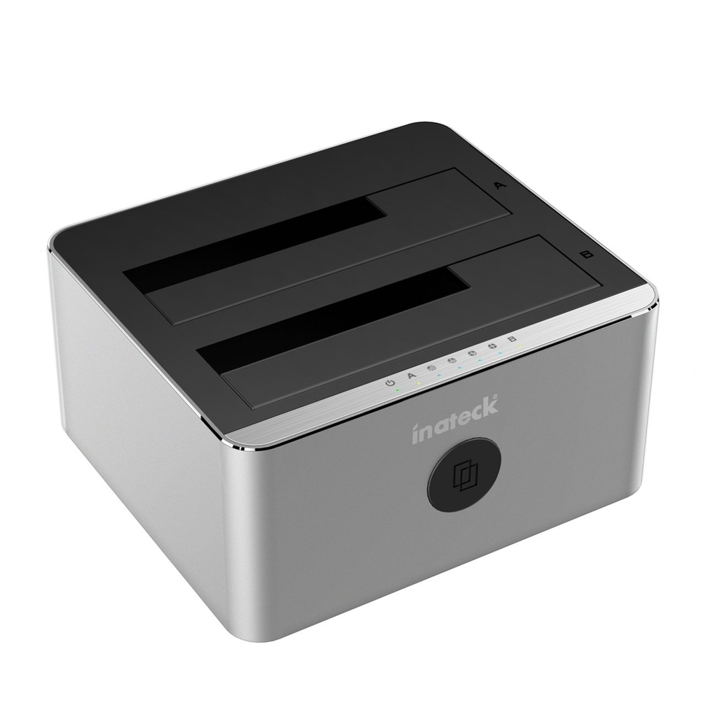 Inateck FD2102 Docking Station για 2 Σκληρούς Δίσκους SATA 2.5" / 3.5" με σύνδεση USB 3.0