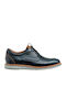 Men's Leather Casual Shoes Blue