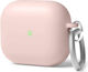 Elago Liquid Hybrid Silicone Case with Keychain Lovely Pink for Apple AirPods 3