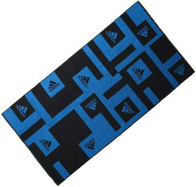 Adidas Branded MH TWL Beach Towel Cotton Blue 100x50cm.