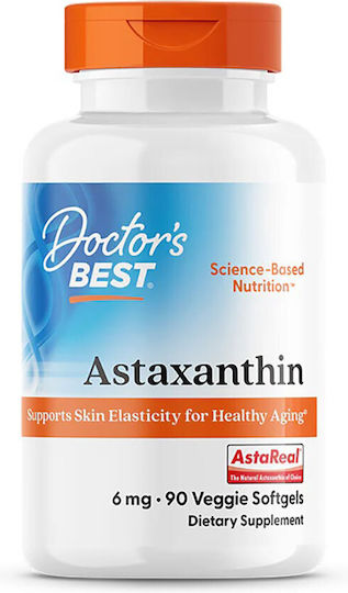 Doctor's Best Astaxanthin with AstaReal 6mg 90 Softgels