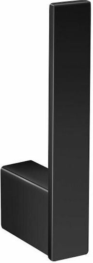 Sanco Agora De perete Suport de hârtie Metal Black Mat