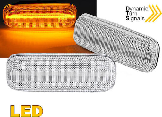 Vinstar Flash LED за Mercedes-Benz ML W163 Бяло 1998-2002 2бр