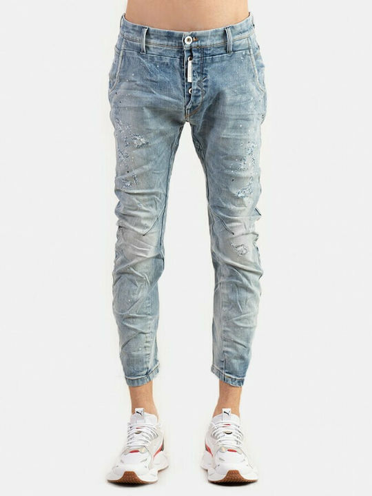 Cover Jeans Namos Ανδρικό Παντελόνι Τζιν Ελαστικό σε Skinny Εφαρμογή Γαλάζιο