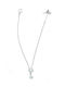 Folli Follie Women's Chain Bracelet Made of Stainless Steel 20cm