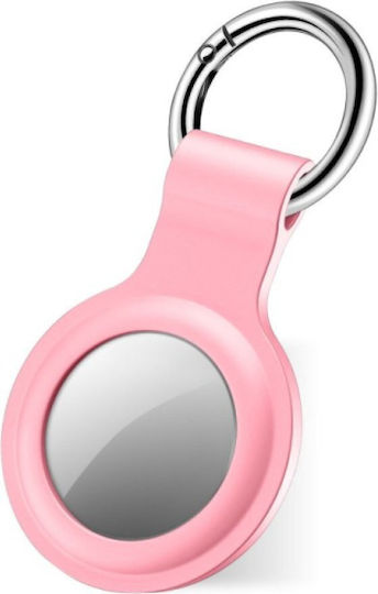 SBS Keyring Θήκη Μπρελόκ Σιλικόνης για AirTag σε Ροζ χρώμα